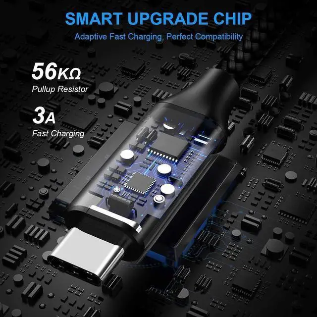 Alt view image 2 of 5 - etguuds [ 16ft/5m Extra Long USB C Cable, USB-A 2.0 to Type C Cable Fast Charger Nylon Braided Cord Compatible with Samsung Galaxy Note, LG, Moto, Google, Switch, Camera and Other USB-C Device