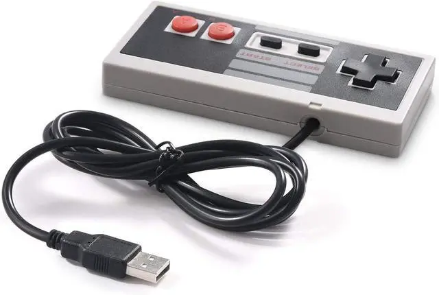 Alt view image 7 of 7 - 2 Pack USB Gamepad Controller for NES Emulators,Plug-and-Play NES-style Game Controller for PC Mac Raspberry Pi,Wired Retro Joystick for Emulators