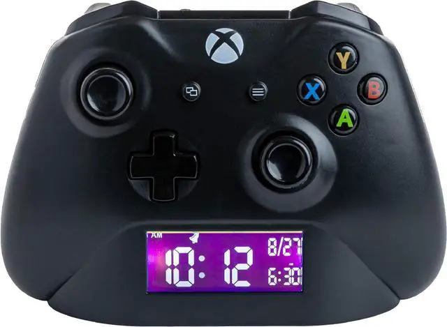 Main image of Paladone Xbox Controller Digital Alarm Clock, Officially Licensed Xbox Merchandise Gift and Decor for Gamers - Black