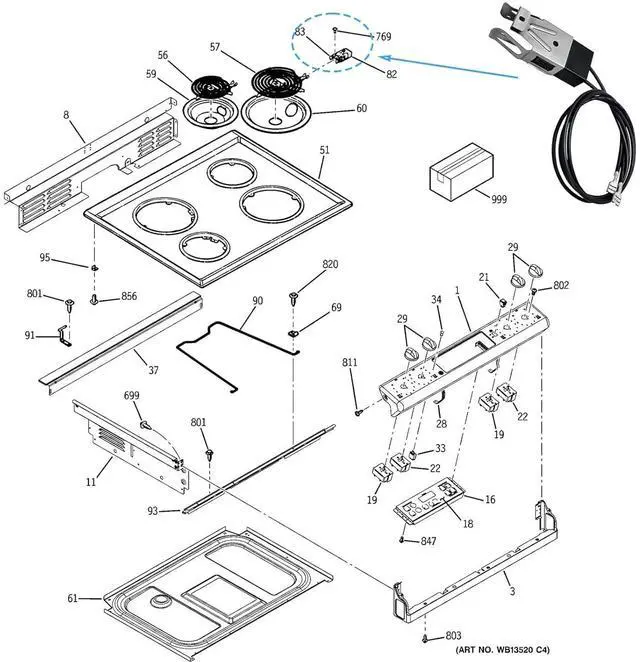 Alt view image 7 of 7 - WB2X8228 Element Receptacle and Wire Kit for GE Electric Hotpoint ranges and cooktops Replaces AP2013499, PS242972(2 Pack)