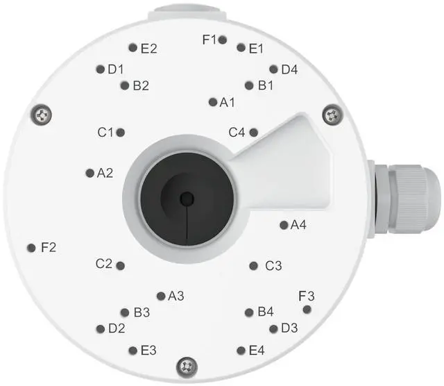 Main image of Reolink Junction Box D20 for Reolink Dome Cameras - RLC-520A, RLC-820A, RLC-1224A, E1 Outdoor Series, RLC-823A 16X, RLC-843A, Duo 2V PoE, Duo 3V PoE