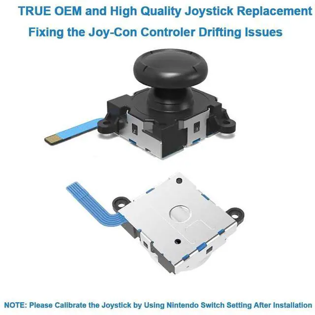 Alt view image 2 of 7 - 2-Pack Replacement Joystick Analog Thumb Stick Repair Kit for Nintendo Switch / Switch OLED Model / Switch Lite Joy-Con Controller - Drift Fix Tools Y1.5 / +1.5 Screwdriver / Pry Tools