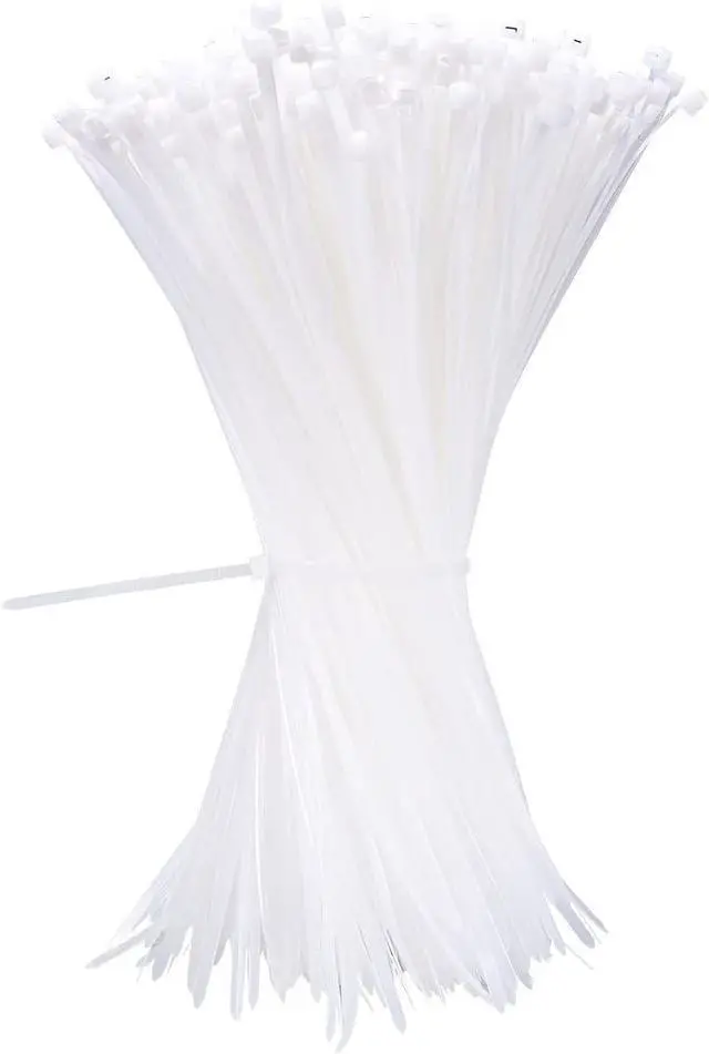 Main image of Zip Ties 12 Inch Heavy Duty Clear 1000 Pack Tensile Strength 50 lbs UV Resistant Industrial Cable Ties Self Locking Zipties Wire Ties Wrap Indoor Outdoor Use for Fence Garage Camping, Zcpotizi