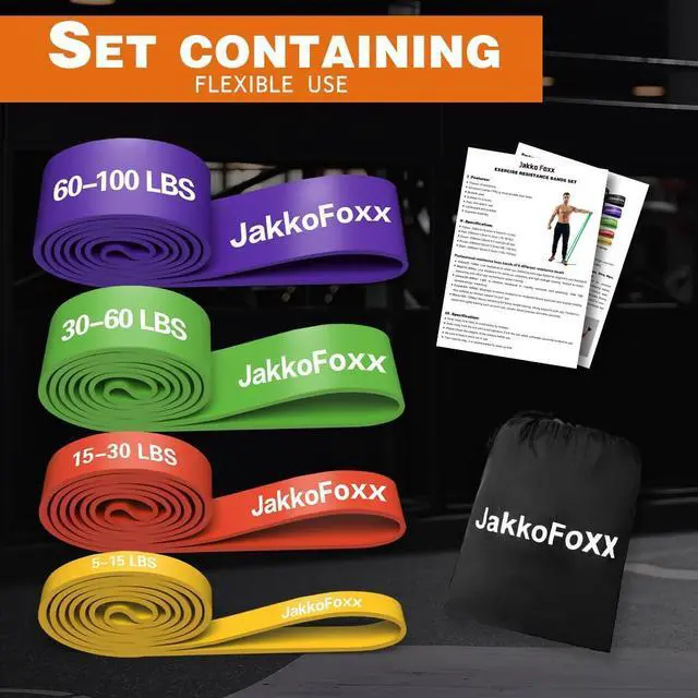 Alt view image 5 of 6 - Resistance Bands,Pull Up Bands,Stretching Assist Bands Set for Men & WomenPortable Exercise, Muscle Training,Physical Therapy,Exercise Workout Bands for Working Out