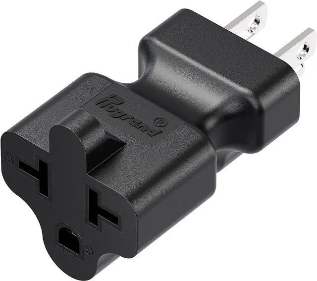 Alt view image 2 of 7 - Four-in-One 15 Amp to 20 Amp T Blade Adapter - 5-15P to 5-20R/6-15R/6-20R AC Power Adapter, 15A 125V to 20A 250V (5 Pack)