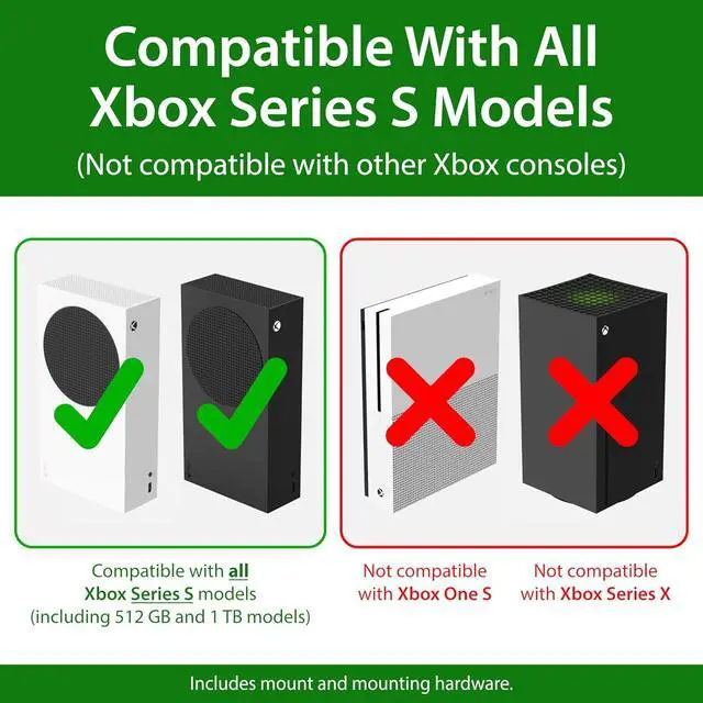 Alt view image 5 of 6 - TotalMount  Wall Mount  Mounts Xbox Series S on a Wall by Your TV (White)