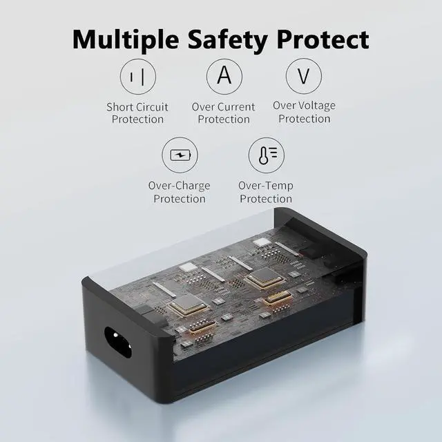 Alt view image 4 of 7 - 65W Surface Pro Laptop Charger Fits for Microsoft Surface Pro 7,6,8,9,6,5,4,3,7+,X,10,Windows Surface Laptop 6,5,4,3,2,1,Surface Go Tablet,Surface Book 3,2,1,44W,36W,LED,10FT Cable Charge Anywhere