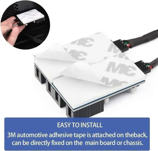 Alt view image 5 of 6 - 9Pin USB Header Splitter - Male to 4 Female Extension, Motherboard USB 2.0 Adapter, Multiplier