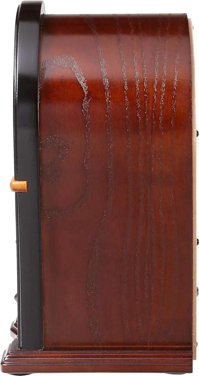 Alt view image 3 of 6 - Crosley CR31D-WA Companion Retro AM/FM Tabletop Radio with Bluetooth Receiver, Walnut