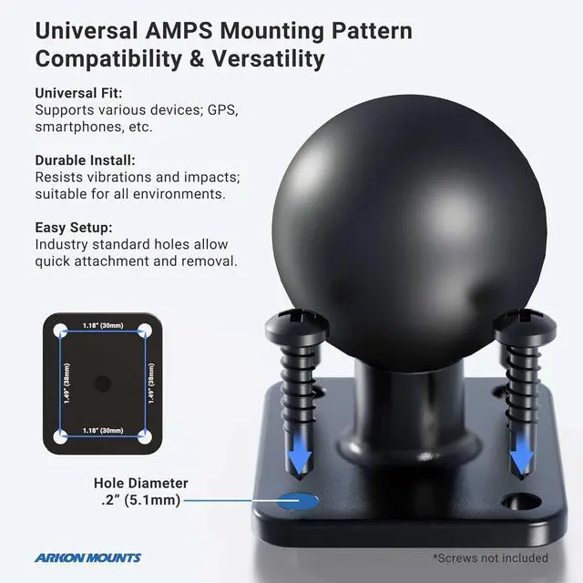 Alt view image 7 of 7 - ARKON Mounts - Forklift Locking Tablet Mount with 8.5-inch Shaft Arm Adjustable Flexibility Effortless Installation Engineered for Warehouse Vehicles Fits iPad and Samsung Tablets