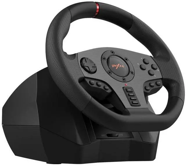 Alt view image 4 of 7 - PC Racing Wheel Steering Wheel PXN V900 Driving Simulator 270°/900° Rotation christmas gift Gaming Steering Wheel with Pedals for PC,PS4,PS3,Xbox Series X|S, Xbox One