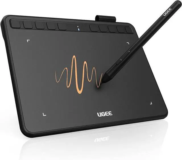 Main image of UGEE S640 Graphics Drawing Tablet, Digital Draw Art Pad with Pen Battery-Free Stylus Tilt Function 8192 Levels Pressure Sensitivity 10 Express Keys for Mac, Windows PC and Android