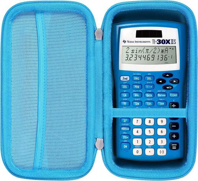Main image of Khanka Hard Travel Case Replacement for Texas Instruments TI-30XIIS Scientific Calculator, Case Only (Blue)