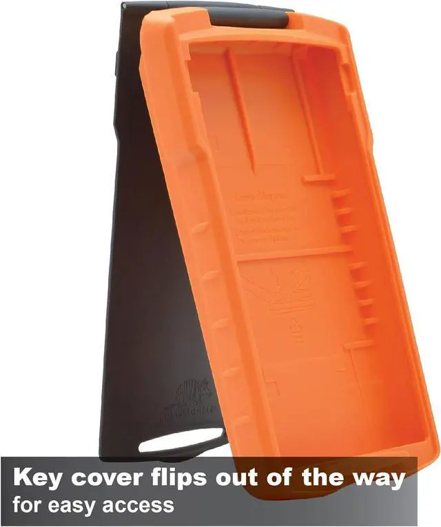 Alt view image 4 of 7 - Calculated Industries 5032-4 Armadillo Gear Hard Protective Calculator Case in Orange