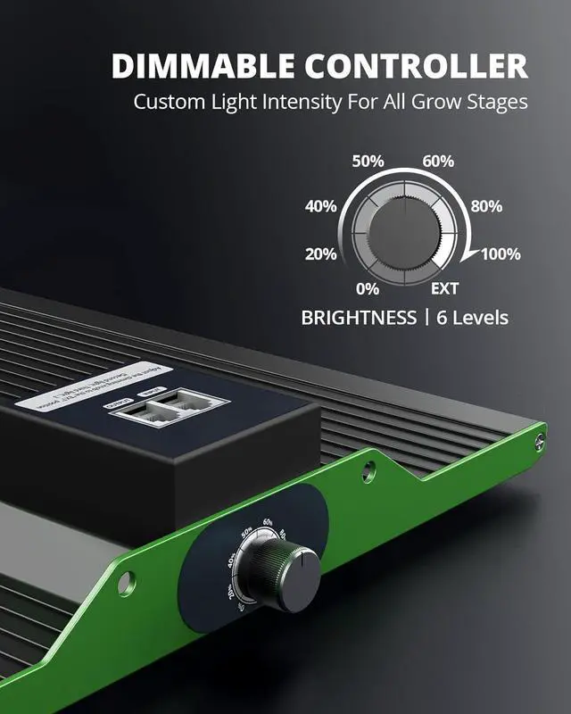 Alt view image 5 of 7 - VIPARSPECTRA P1000 LED Grow Light for Seed Starting Vegetables Bloom, Dimmable Plant Lights Dimming Daisy Chain Grow Lights for Indoor Plants Full Spectrum for 3x3/2x2 Grow Tent