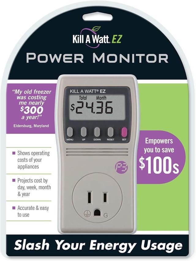 Alt view image 4 of 4 - P3 International P4460 Kill A Watt EZ Electricity Usage Monitor , grey