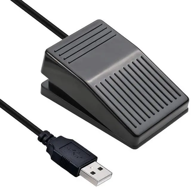 Main image of iKKEGOL USB Foot Pedal, USB Single Foot Switch Game Control, One Key Programmable Footswitch Map Mouse Keyboard for Video Game Push to Talk, Transcription HID