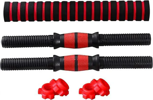 Main image of Dumbbell Bars Adjustable Dumbbell Weight Set Barbell Lifting - 2 x 15.74in Bars and 1 x 15.74in Connecting Rods for Gym Home