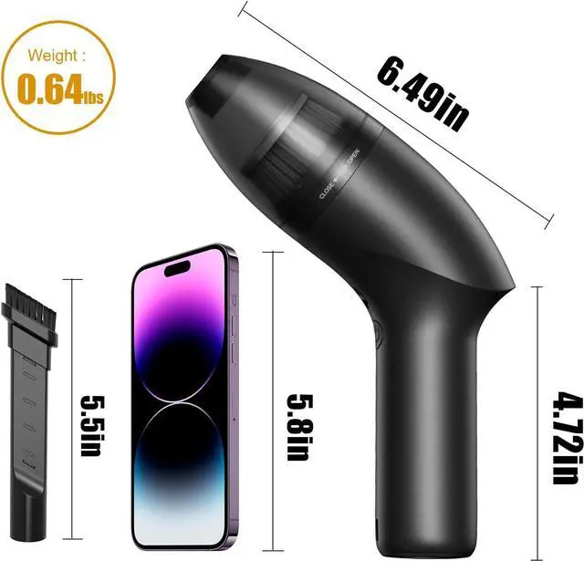 Alt view image 2 of 7 - 4.3Kpa Keyboard Vacuum Cleaner MiniHandheld Computer Vacuum Cordless for Car Laptop Sewing Machine Portable Keyboard Vac USB Desk Crumbs Dust Cleaners