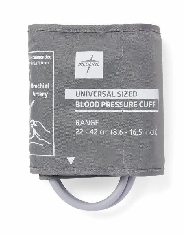 Main image of Medline Elite Universal Replacement Upper Arm Cuff for Digital Blood Pressure Monitor, Accurate and Comfortable, Fits Arms 22-42 cm