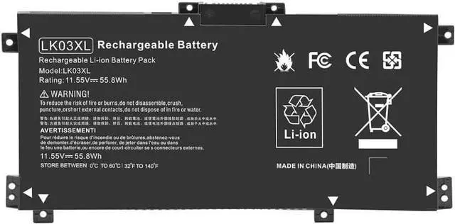 Alt view image 4 of 4 - LK03XL L09281-855 Battery for HP Envy - Fit for HP Envy X360 15-bp 15-bq 15-cn 17-ae 17-ce 17-bw 15-cr0xxx 15m-bp1xx 15m-cn0xxx 15-cn1xxx 15m-cp0xxx 15m-bp0xx bp112dx 17m-ce1013dx 11.55V 55.8Wh