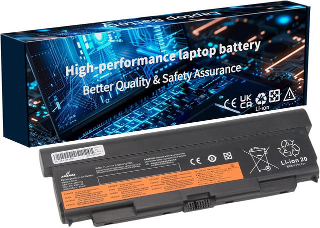 9-Cell 57++ Battery For Lenovo ThinkPad T440p T540p W540 W541 L440 L540 - 8400mAh / 94Wh, 10.8V Li-Ion