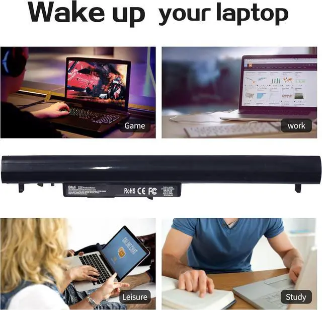 Alt view image 5 of 6 - LA04 776622-001 Replacement Battery for LA03DF 15-F272WM 15-F233WM 15-F211WM 752237-001 728460-001 15-F162DX 15-F039WM 15-N210DX 15-F100DX 15-F010DX