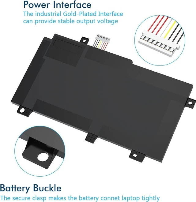 Alt view image 5 of 7 - B31N1726 Battery Replacement for Asus Laptop FX80 FX86 TUF FX505GT FX505GM FX505GE FX505GD FX505DT FX505DV FX505DY FX505 FX504GD FX504GE FX504GM FX504G FFX80 FX80GD FX80G A41LK9H B31BNEH