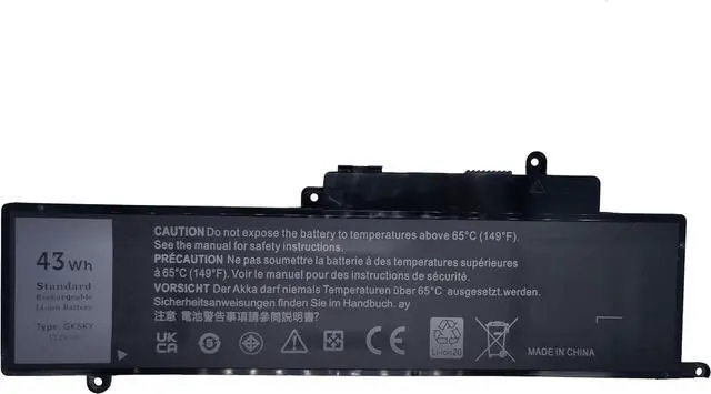 Main image of Fully. GK5KY Replacement Laptop Battery Compatible with Dell Inspiron 11 3000 3147 3148 Inspiron 13-7347 13-7348 13-7352 GK5KY P20T 04K8YH 92NCT 092NCT 4K8YH - 11.1V 34Wh