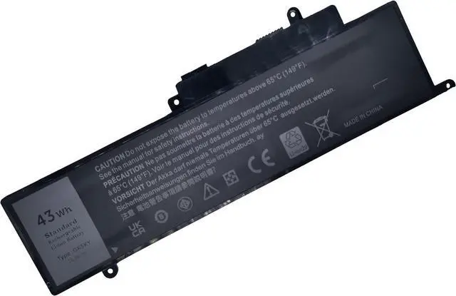 Alt view image 2 of 6 - Fully. GK5KY Replacement Laptop Battery Compatible with Dell Inspiron 11 3000 3147 3148 Inspiron 13-7347 13-7348 13-7352 GK5KY P20T 04K8YH 92NCT 092NCT 4K8YH - 11.1V 34Wh