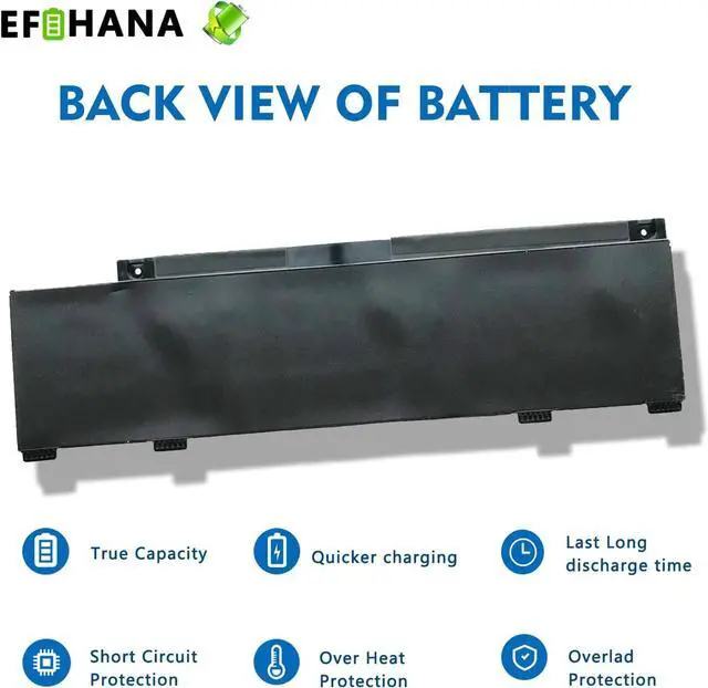Alt view image 4 of 7 - 266J9 Battery Replacement for Dell G3 15 3500 3590 3790 G5 15 5500 SE 5505 P89F Inspiron 5490 INS 15PR-1545W 1548BR 1645W 1742BR 1742W Series 0415CG C9VNH 0PN1VN 0M4GWP MV07R 11.4V 51Wh 3 Cell