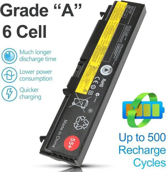 Alt view image 3 of 7 - 10.8v 57wh 55+ T410 SL410 0A36303 New Replacement Laptop Battery for Lenovo ThinkPad T510 T520 W510 W520 L412 L420 L512 SL510; P/N 42T4799 42T4751 42T4235 42T4753 42T4796, 6-Cells