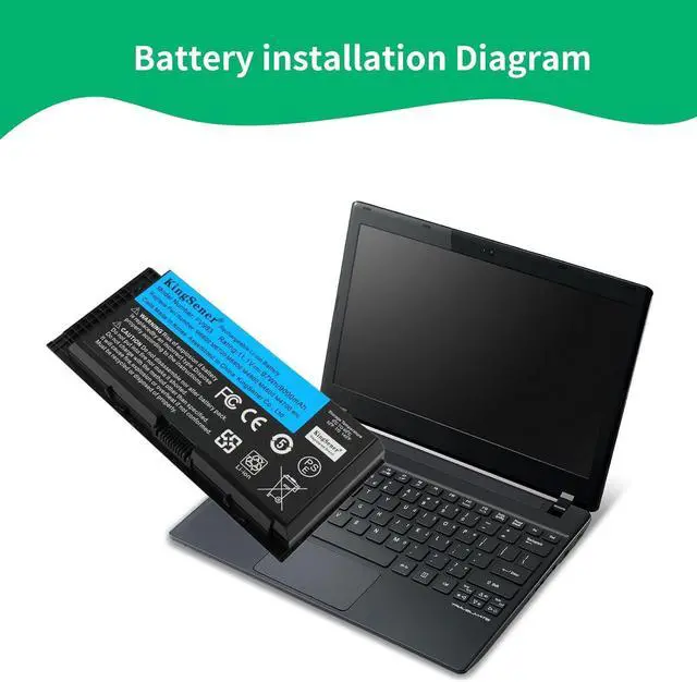 Alt view image 7 of 7 - FV993 M6600 Laptop Battery for Dell Precision Laptop Computer M4600 M4700 M6600 M6700 Fit for PG6RC R7PND 0TN1K5 FV993 FJJ4W T3NT1 V7M28 97WH