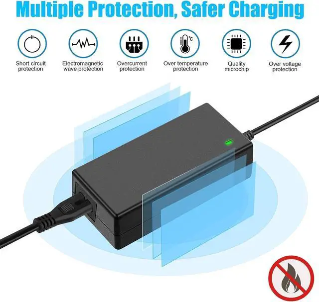 Alt view image 7 of 7 - TKDY 19V 3.42A Power Supply Laptop Charger, DC 19V Power Adapter Compatible with 19 Volts Asus Gateway Toshiba HP Laptop Computer Accessories LG Samsung Monitor JBL Speaker.