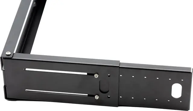 Alt view image 2 of 7 - 6U Patch Panel Bracket Wall Mount Rack for 19 Networking Equipment, Expandable Depth 9.5 to 15.5, Rack Mount, 60lbs Capacity, Perfect for Servers, Sound & Security Equipment! (2U)