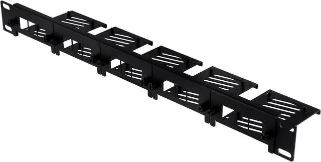 Main image of GeeekPi 19 inch 1U Rack Mount for Raspberry Pi 5/4B/3B+/3B, with Removable Front Brackets, Compatible with 19 inch Server Cabinets