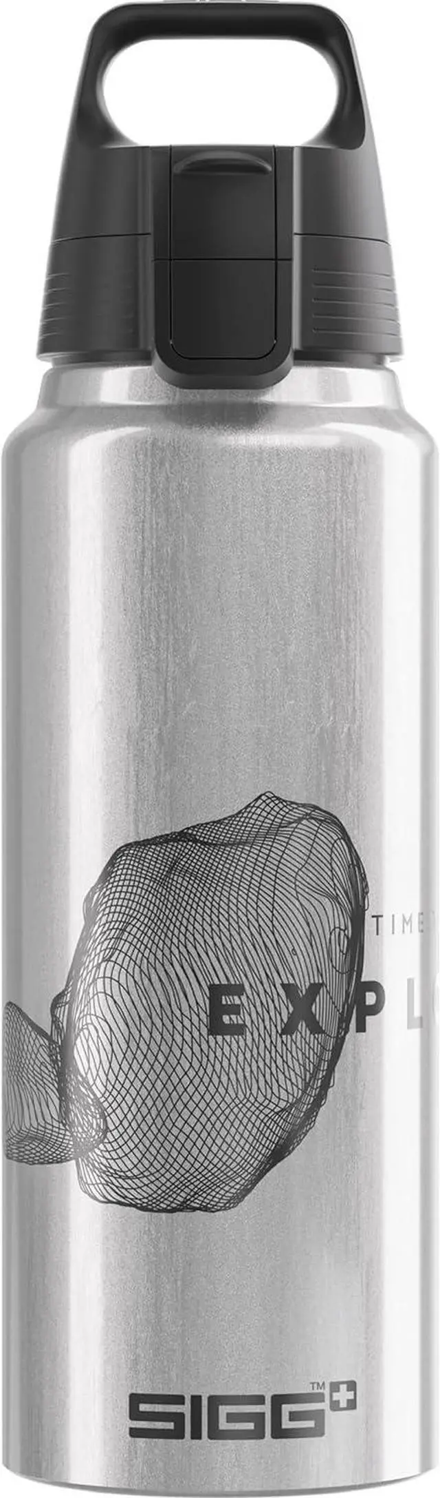 Main image of SIGG - Aluminum Water Bottle - WMB Pathfinder Aluminium - Climate Neutral Certified - Leakproof - Lightweight - BPA Free - Black - 34 Oz