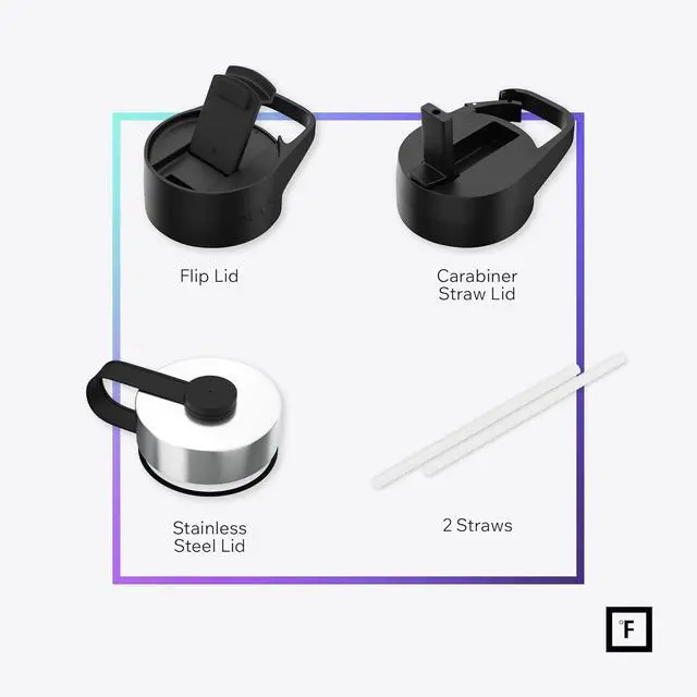 Alt view image 3 of 7 - IRON °FLASK Camping & Hiking Hydration Flask with 3 Lids - Stainless Steel, Double Walled & Vacuum Insulated Water Bottle - Leak Proof & BPA Free 32 Oz