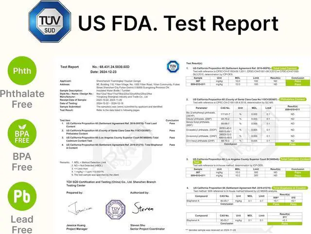 Alt view image 7 of 7 - Kids Insulated Water Bottle-16 oz Stainless Steel Vacuum Wide Mouth Sports Flask with Silicone Boot-Reusable Metal Leak Proof Travel Water Bottle for Girls Boys, BPA-Free(Orange)