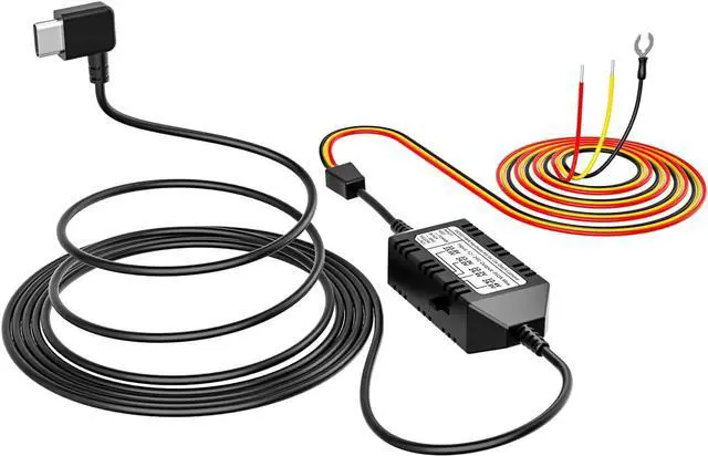 Main image of VIOFO HK4 Acc Hardwire Cable, USB-C Hard Wire Cable for A329 series/A229 series/A119Mini2/A139Pro/WM1/T130 Dash Cam, Low Voltage Protection for Parking Mode (Fuse Tap Not Included)