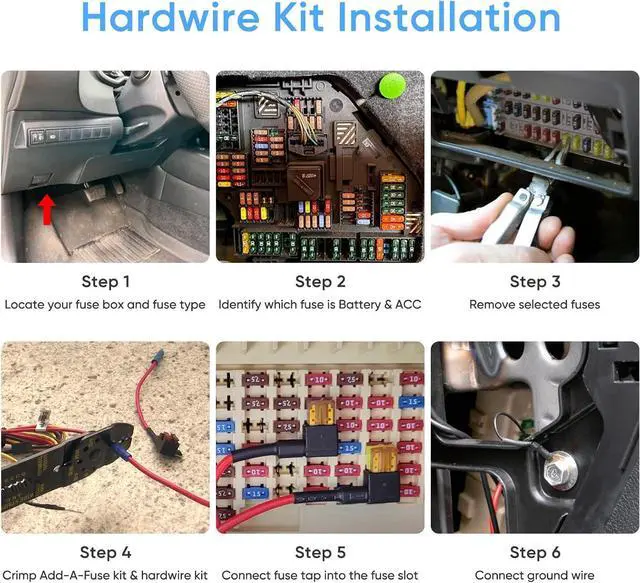 Alt view image 4 of 7 - VIOFO HK4 Acc Hardwire Cable, USB-C Hard Wire Cable for A329 series/A229 series/A119Mini2/A139Pro/WM1/T130 Dash Cam, Low Voltage Protection for Parking Mode (Fuse Tap Not Included)