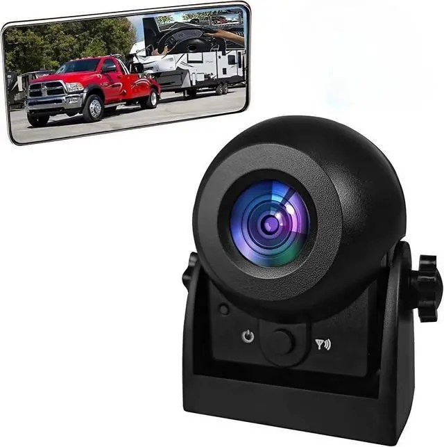 Main image of Magnetic Wireless Backup Camera Install-Free, WiFi Hitch Camera with Long-Lasting Battery,Night Vision,IP68K, Trucks,RVs, Trailers, Compatible with iPhone,iPad, Android Devices