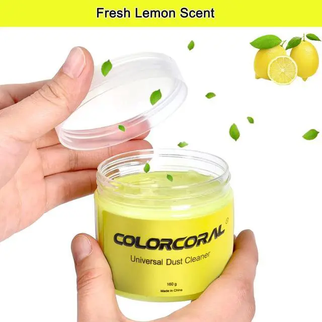 Alt view image 3 of 7 - COLORCORAL Keyboard Cleaner Universal Cleaning Gel, Detailing Car Interior Cleaning Putty Cleaner Wipes Swaps for Car Vents, Gaming, PC Tablet Laptop Computer, Cameras, Printers 160G