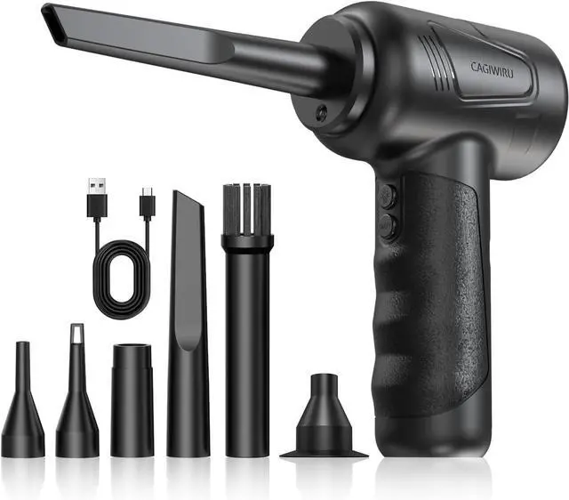 Main image of Compressed air Duster, Electric air DusterKeyboard Cleaner for Office - no Canned air Duster - Reusable - Good Replacement for Compressed Air Can - Cordless Air Duster 7500mAh (GG09)