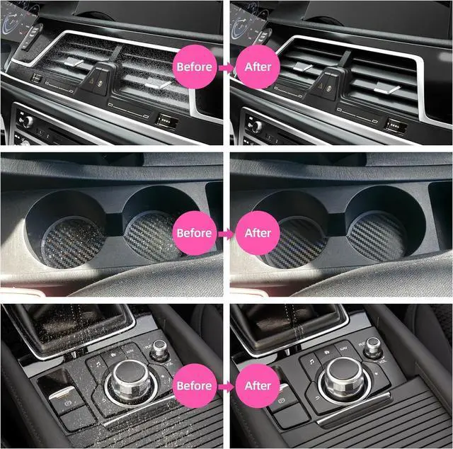 Alt view image 4 of 7 - ASFSKY Keyboard Cleaner Universal Cleaning Gel,Slime for Detailing Car Interior Dust Putty Cleaning Goop Cleaner Wipes Swaps for PC Tablet Laptop Keyboards, Cameras,Car Vents, 160g/5.6oz,Rose Red