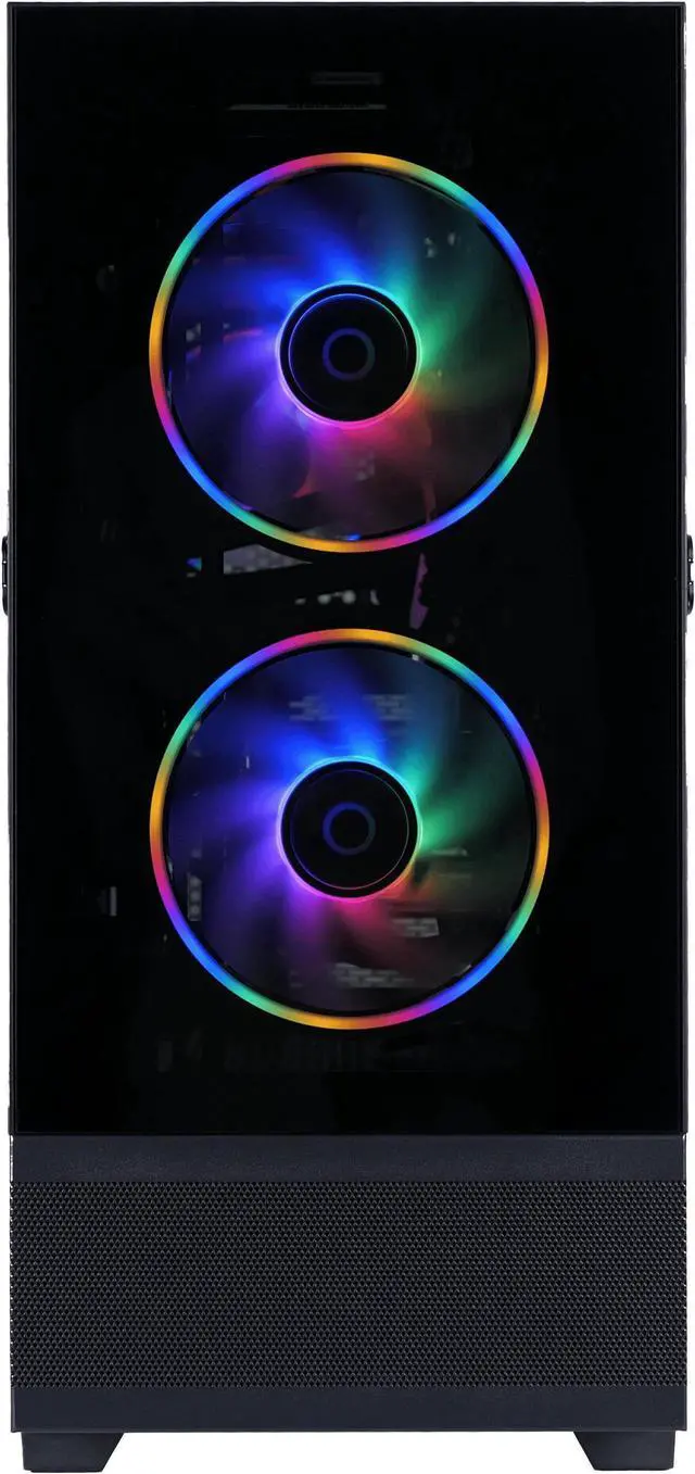 Alt view image 2 of 6 - HyperXtreme Gaming PC - Intel Core i5-14600K (3.5GHz), AMD Radeon RX 6650 XT, DDR5-6000 RGB 16GB, 1TB NVMe M.2 SSD, Windows 11, WiFi, Xtreme VR