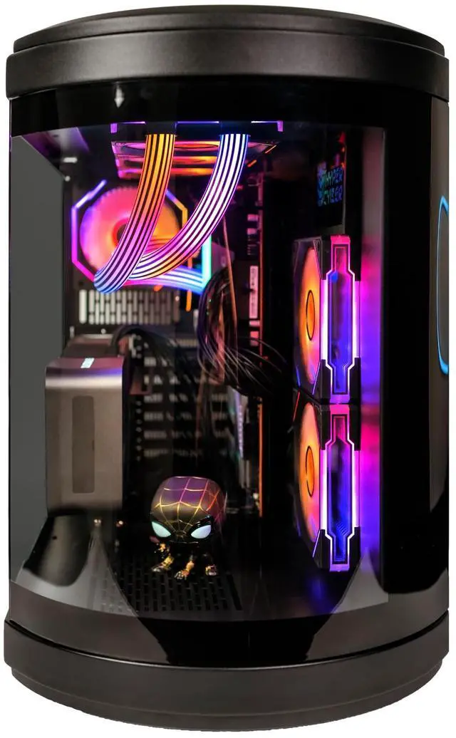 Alt view image 2 of 6 - HYPER CYBER Ultra Y Gaming PC Desktop Computer Intel Core i7-14700K, NVIDIA GeForce RTX 4080 SUPER, 32GB DDR5, 4TB SSD, Windows 11 Home, VR Ready, RGB Lighting, WiFi, Ready to Use