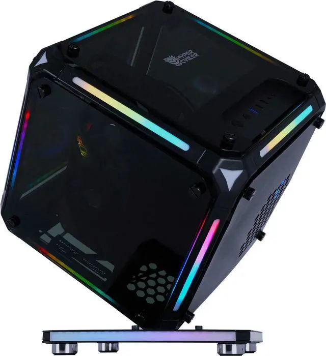 Main image of Hyper Cyber Cubic-57 Gaming PC Desktop Computer Intel Core i7-14700K, Nvidia Geforce RTX 5070, 32GB DDR5, 2TB SSD, Windows 11 Home, VR Ready, RGB Lighting, WiFi, Ready to Use