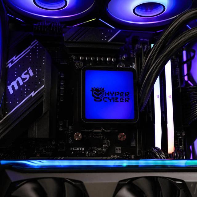 Alt view image 5 of 6 - HYPER CYBER Rage R Gaming PC Desktop Computer Intel Core i5-14600K, AMD Radeon RX 7900 XTX, 16GB DDR5, 2TB SSD, Windows 11 Home, VR Ready, RGB Lighting, WiFi, Ready to Use