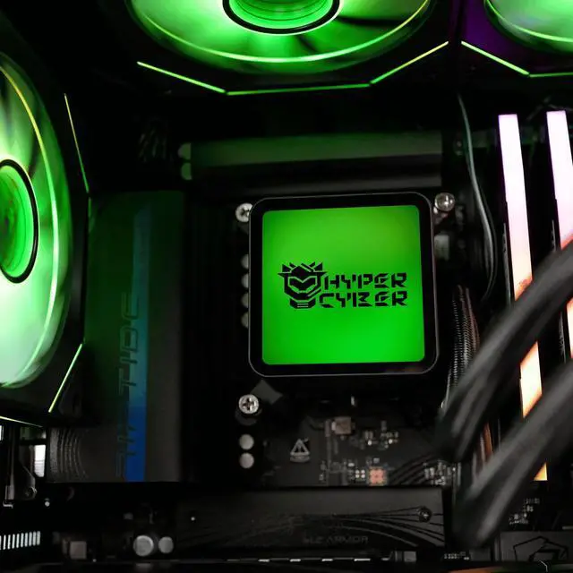 Alt view image 5 of 6 - HYPER CYBER Rage W Gaming PC Desktop Computer Intel Core i5-14600K, Intel ARC B580, 32GB DDR5, 1TB SSD,  Windows 11 Home, VR Ready, RGB Lighting, WiFi, Ready to Use